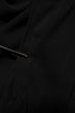 Emporio Armani Black Viscose Blend Shirt Style Belted Dress